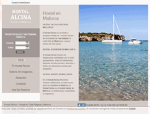 Tablet Screenshot of hostalalcina.com